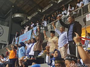 Prabowo Hadiri HUT KSPI di Kelapa Gading