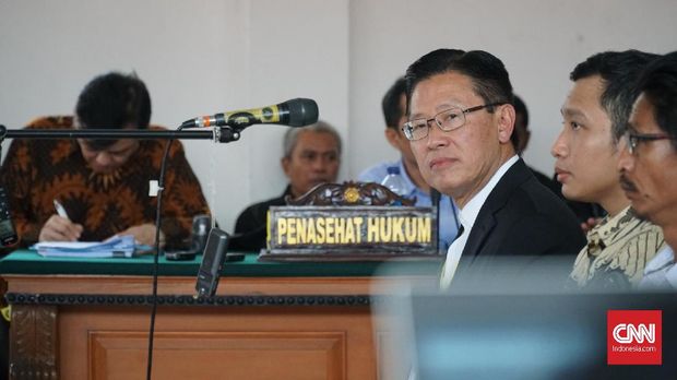 Bos Lippo Group James Riyadi sempat diperiksa menjadi saksi kasus Meikarta di Pengadilan Tipikor, 6 Januari.