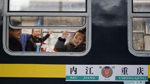 Penampakan Kereta Mudik buat Orang Miskin di China