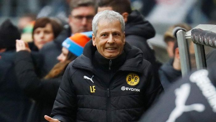 Lucien Favre bakal dapat kontrak baru dari Borussia Dortmund (REUTERS/Kai Pfaffenbach) Lucien Favre bakal dapat kontrak baru dari Borussia Dortmund (REUTERS/Kai Pfaffenbach)