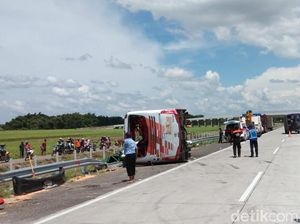 Ini Identitas Korban Kecelakaan Bus Tabrak Truk di Tol Nganjuk