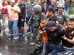 Simulasi Pengamanan Pemilu di Sukabumi, Pedemo Disemprot Air