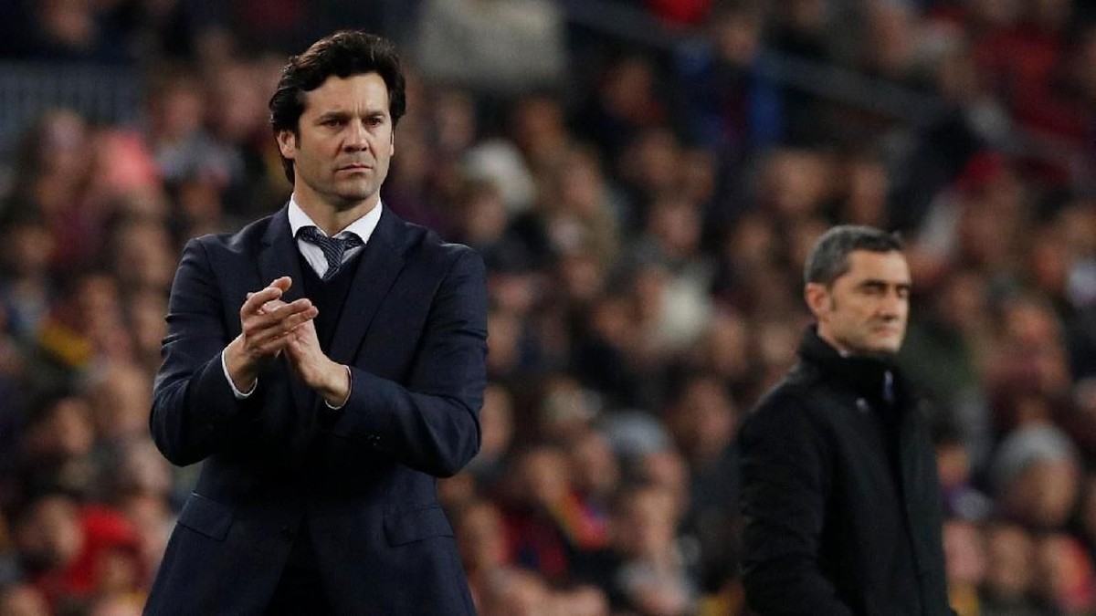 Santiago Solari menjadi kandidat kuat pelatih pertama tim milik David Beckham, Inter Miami ( Foto: Albert Gea/Reuters)
