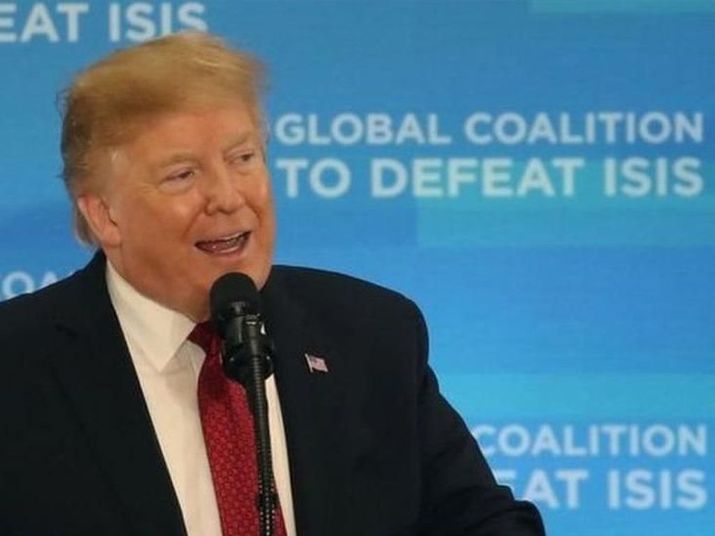 Trump: 100% Wilayah Kekuasaan ISIS Bakal Dikuasai Kembali Pekan Depan Trump: 100% Wilayah Kekuasaan ISIS Bakal Dikuasai Kembali Pekan Depan