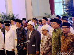 Sambutan Zulfa Mustofa, Perwakilan Ulama se-Jadetabek di Istana
