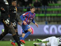 Salah satu klub yang meminjamnya adalah Caen. Di klub ini, Sala mulai unjuk gigi di Ligue 1. (Foto: CHARLY TRIBALLEAU / AFP)
