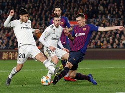 Di saat yang bersamaan, Madrid juga memainkan Gareth Bale, yang diplot menggantikan Vinicius Jr. Foto: Reuters