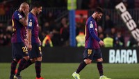 Dengan hasil ini Barca mesti menang paling tidak 1-0 di semifinal leg kedua yang digelar di Santiago Bernabeu akhir bulan ini. Sedangkan Madrid hasil 0-0 sudah cukup untuk meloloskan mereka ke final. Foto: Reuters