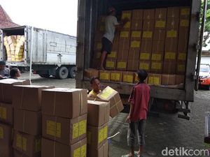 Jutaan Lembar Surat Suara Pilpres Tiba di Magelang