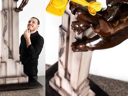 Keren! Chef Ini Buat Miniatur Empire State Building Dari 61 KG Cokelat