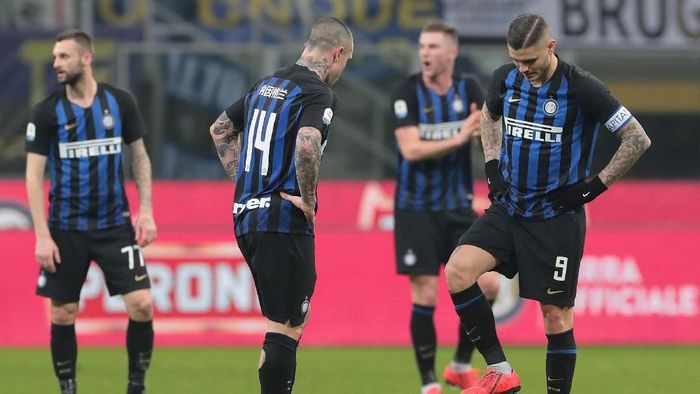 Mauro Icardi dan Radja Nainggolan bakal dijual musim panas ini (Emilio Andreoli/Getty Images)