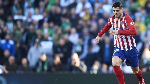 Alvaro Morata mungkin jadi starter saat Atletico Madrid menjamu Juventus