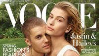 Foto: Perdana, Justin Bieber dan Hailey Baldwin Mesra di Cover Vogue