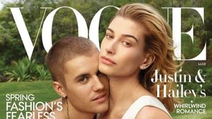 Foto: Perdana, Justin Bieber dan Hailey Baldwin Mesra di Cover Vogue