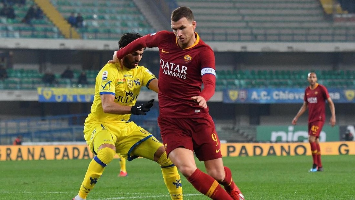AS Roma menang 3-0 atas Chievo Verona. (Foto: Alessandro Sabattini/Getty Images)