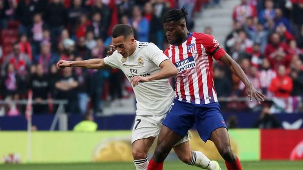 Thomas Partey sebelumnya melakukan pelanggaran keras terhadap Lucas Vazquez. (