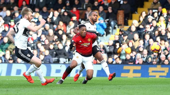 Manchester United unggul 2-0 atas Fulham. (Foto: Clive Rose/Getty Images) Manchester United unggul 2-0 atas Fulham. (Foto: Clive Rose/Getty Images)