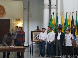 Marc Marquez Jadi Saksi Kerjasama Honda dan Pemprov Jabar