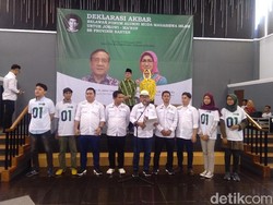 Alumni Muda Mahasiswa Islam Banten Deklarasi Dukung Jokowi-Maruf Amin