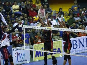 Palembang Bank SumselBabel Kalahkan Surabaya Bhayangkara Samator 3-1 Palembang Bank SumselBabel Kalahkan Surabaya Bhayangkara Samator 3-1