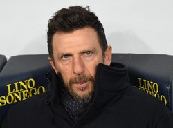 Posisi Eusebio Di Francesco bisa jadi aman untuk sementara waktu. Tapi tugas berat menantinya tengah pekan ini saat menghadapi Porto di Liga Champions. (Alessandro Sabattini/Getty Images)