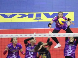Hasil Proliga: Tarung 5 Set, Popsivo Polwan Bekap Bank Bjb Pakuan
