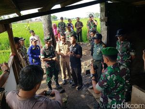 Dandim Cianjur Buatkan Rumah Keluarga yang Masak Makanan Busuk