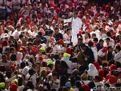 Meriah! Alumni SMA Jakarta Bersatu Dukung Jokowi