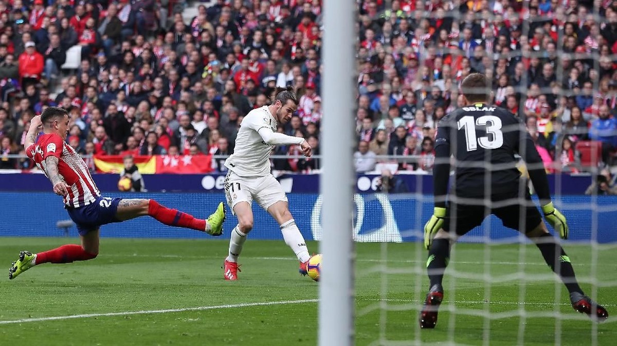 Gareth Bale telah mencapai 100 gol untuk Real Madrid. Foto: Gonzalo Arroyo Moreno/Getty Images