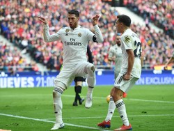 Tim dengan nilai sponsor dan kesepakatan apparel terbesar adalah Real Madrid. Mereka menerima total 180 juta euro per tahun, dengan 110 juta euro dari Adidas dan 70 juta euro lainnya dari Fly Emirates. (Foto: Denis Doyle/Getty Images)