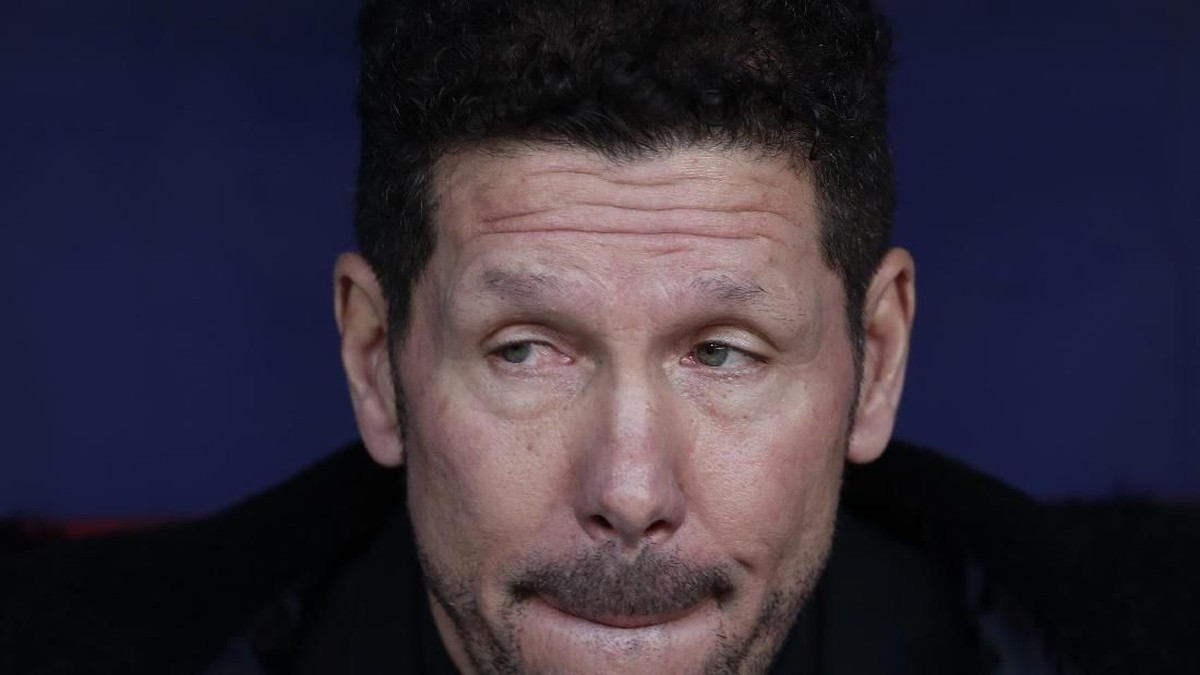 Diego Simeone enggan menyalahkan VAR usai Atletico Madrid dikalahkan Real Madrid (AP Photo/Manu Fernandez)