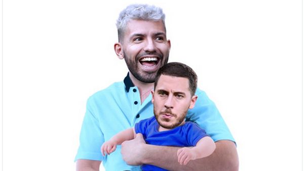 Meme Kocak Chelsea Dilumat City: Hazard Digendong Aguero