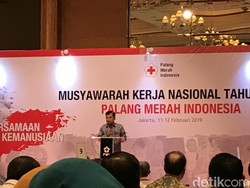 Mukernas PMI 2019, JK Bicara Pentingnya Penanganan Bencana Sampai Tuntas