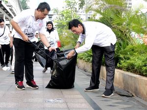 Aksi Dukung Daur Ulang Plastik di CFD