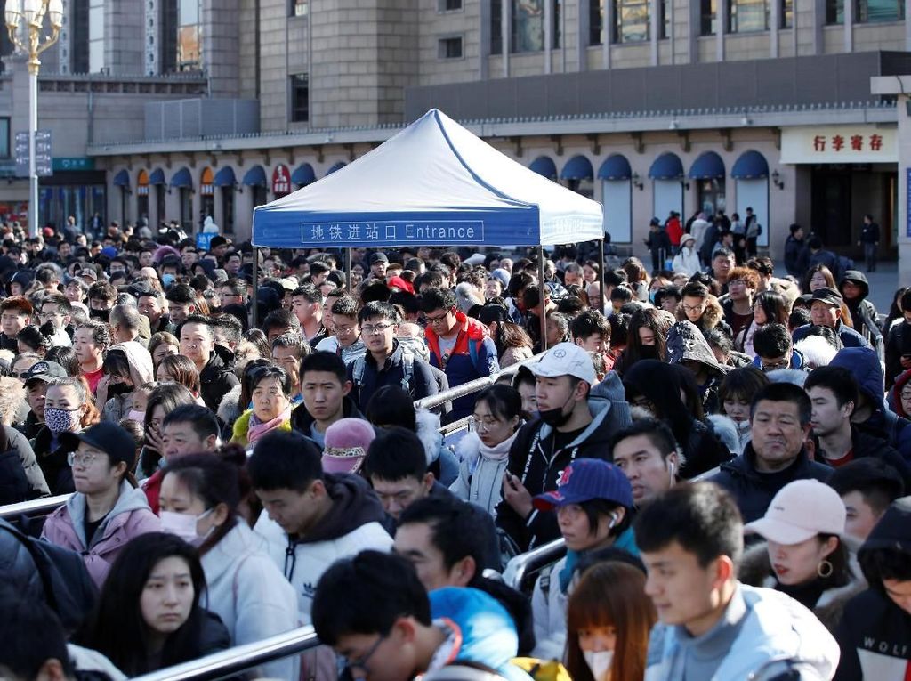 Pasca Libur Imlek, Begini Suasana Arus Balik di Beijing Pasca Libur Imlek, Begini Suasana Arus Balik di Beijing