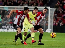 Pertandingan Athletic Bilbao vs Barcelona digelar di San Mames, Senin (11/2/2019) dinihari WIB. Reuters/Vincent West.