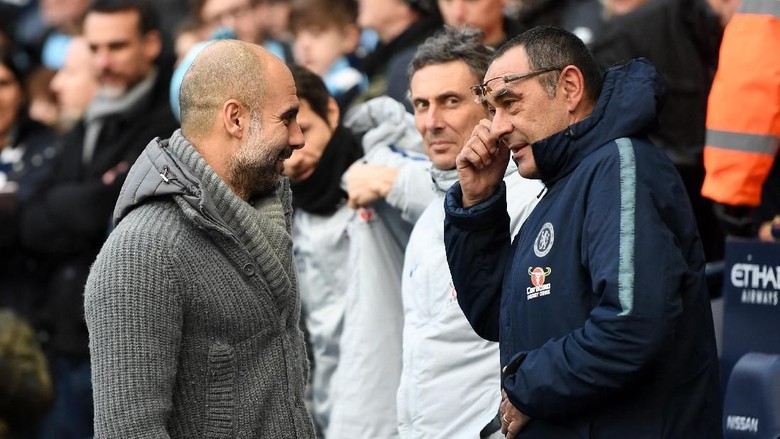 Sarri dalam Tekanan, Guardiola: Tahun Pertama Memang Selalu Sulit Sarri dalam Tekanan, Guardiola: Tahun Pertama Memang Selalu Sulit