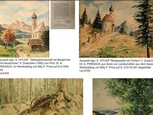 Lelang Lukisan Cat Air Adolf Hitler Tidak Laku karena Diduga Palsu