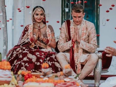 Foto: Pernikahan Mewah Selebgram India, Ganti Baju Pengantin 9 Kali