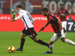 Memasuki babak kedua, Cagliari bermain menunggu dan Milan terlihat nyaman dengan situasi dan penguasaan bola.