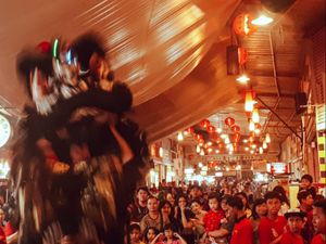 Menonton barongsai