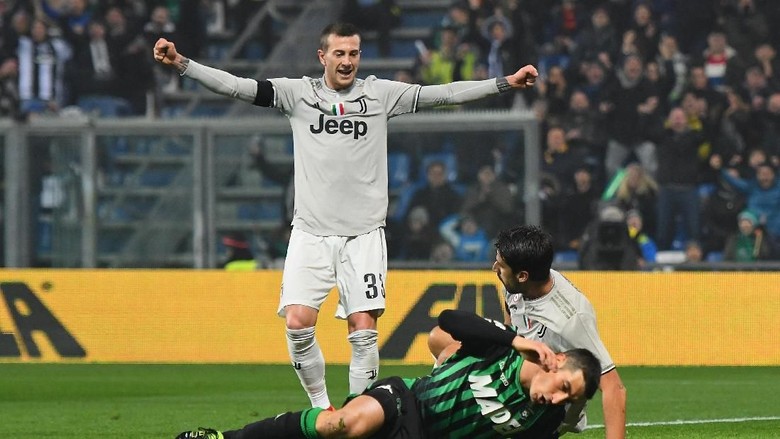 Hasil Liga Italia: Juventus Atasi Sassuolo 3-0