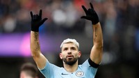 Aguero membukukan hat-tick ke-11 di Premier League. Dia pantas menjadi striker of the week. (Foto: Reuters/Carl Recine)