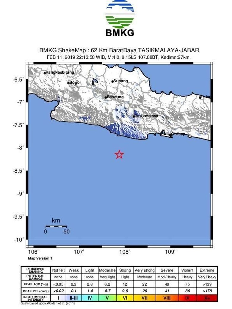 Analisis BMKG Soal Gempa Guncang Tasikmalaya dan Terasa Sampai Pangandaran Analisis BMKG Soal Gempa Guncang Tasikmalaya dan Terasa Sampai Pangandaran