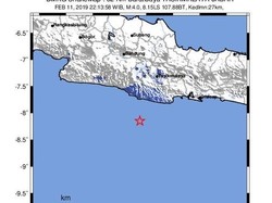 Analisis BMKG Soal Gempa Guncang Tasikmalaya dan Terasa Sampai Pangandaran