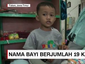 Mantul! Nama Bayi Ini Terdiri dari 19 Kata