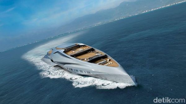 Foto: Desain Gila Yacht Terbesar Sedunia