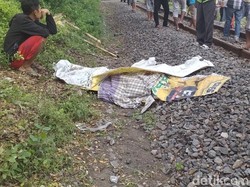 Lalai Saat Menyeberang, Dua Pria Ini Tewas Disambar KA Mutiara Timur