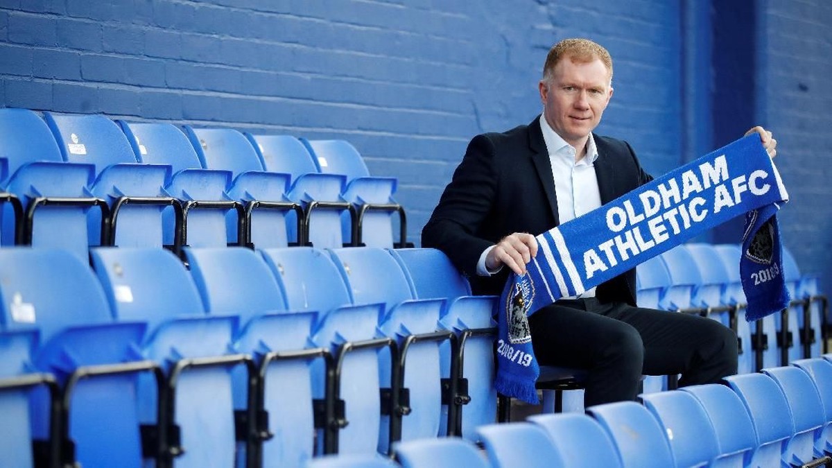 Paul Scholes memulai kariernya sebagai pelatih dengan kemenangan telak (Action Images via Reuters/Carl Recine)