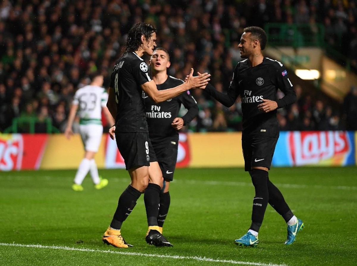 Neymar dan Edinson Cavani absen saat Paris Saint Germain bertamu ke Manchester United di Liga Champions (Mike Hewitt/Getty Images)